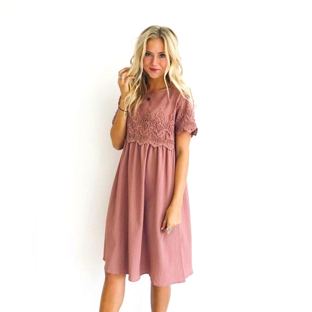 [Roolee] Date Night Dress in Autumn Rose, Small